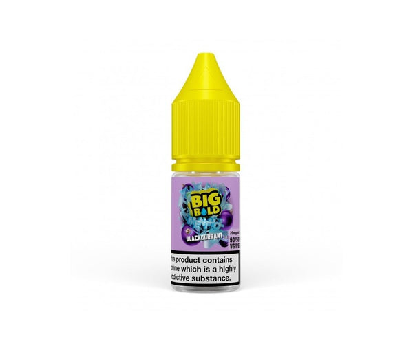 Blackcurrant MENTHOL E-Liquid Nicotine Salt By Big Bold 10ml - Vapestore Direct