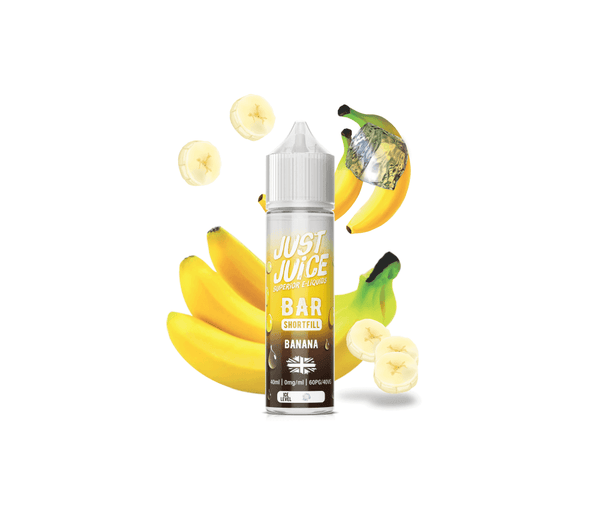 Banana E-Liquid Bar Shortfill By Just Juice 40ml - Vapestore Direct