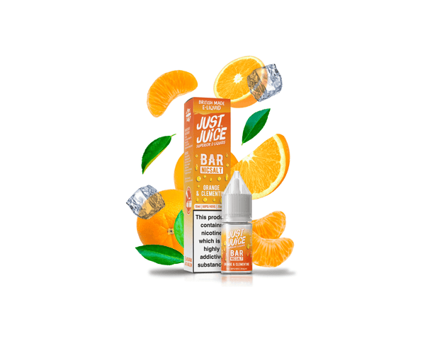 Orange & Clementine Bar Range E-Liquid Nicotine Salt By Just Juice 10ml - Vapestore Direct