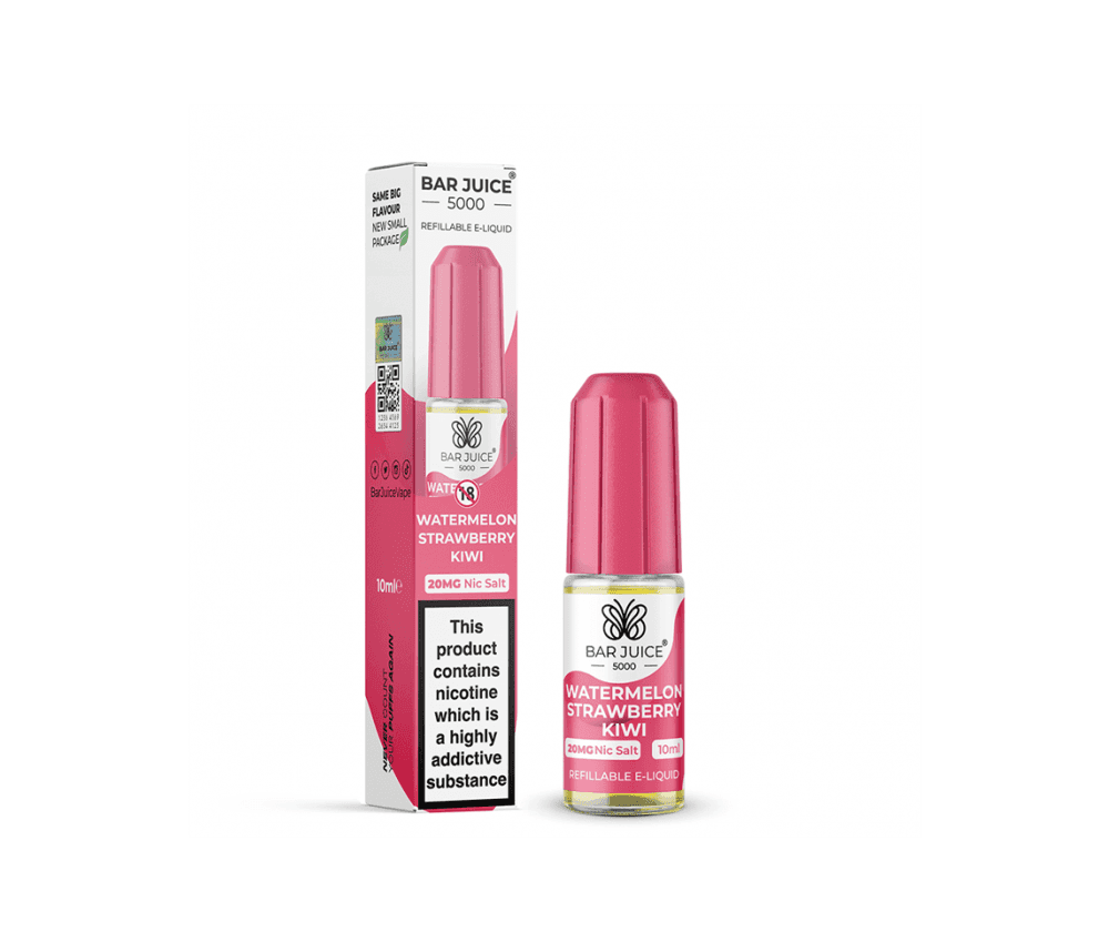 Watermelon Strawberry Kiwi E-Liquid Nicotine Salt By Bar Juice 10ml - Vapestore Direct