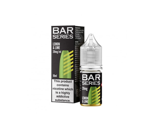 Lemon & Lime E-Liquid Nicotine Salt By Bar Series 10ml - Vapestore Direct