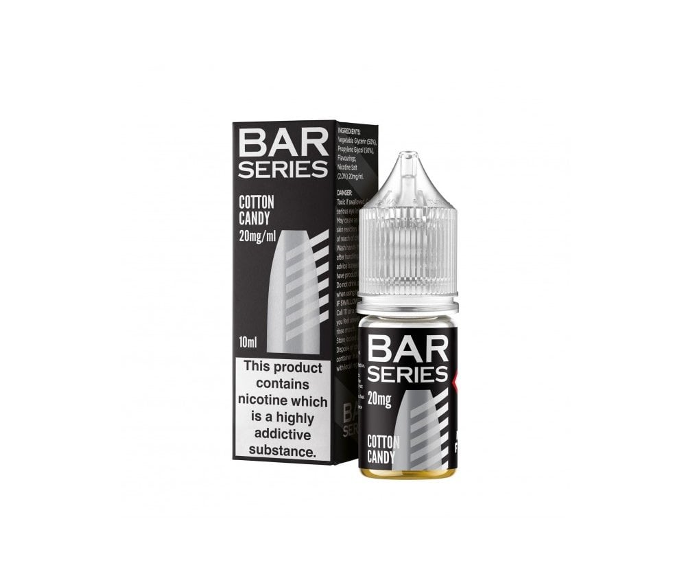 Cotton Candy E-Liquid Nicotine Salt By Bar Series 10ml - Vapestore Direct