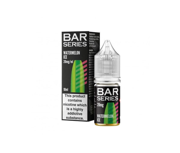Watermelon Ice E-Liquid Nicotine Salt By Bar Series 10ml - Vapestore Direct
