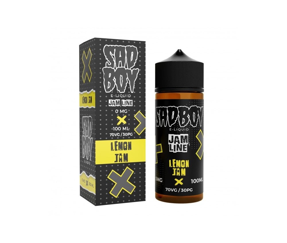 Jam Line - Lemon Jam E-Liquid Shortfill By Sadboy 100ml - Vapestore Direct