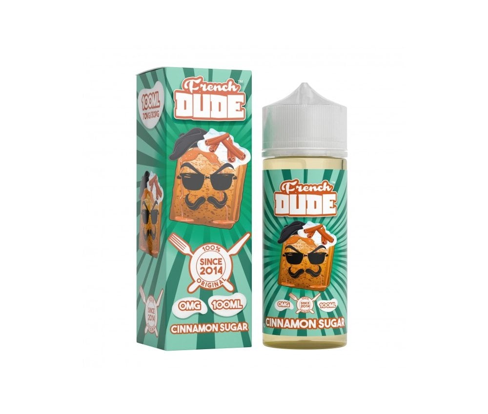 Cinnaon Sugar E-Liquid Shortfill By French Dude 100ml - Vapestore Direct