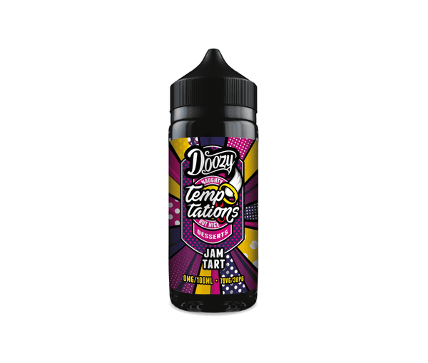 Jam Tart Temptations E-Liquid Shortfill By Doozy Vape 100ml - Vapestore Direct