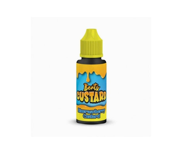 Blue Raspberry Berts Custard E-Liquid Shortfill By Kingston 100ml - Vapestore Direct