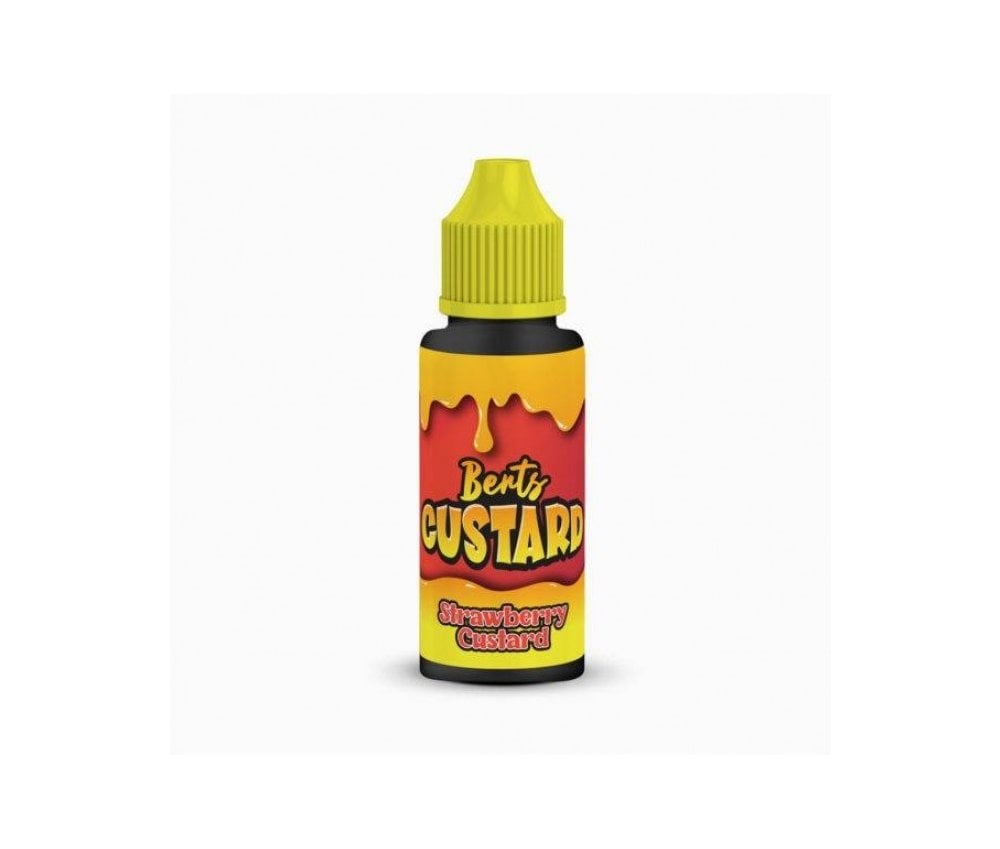 Strawberry Berts Custard E-Liquid Shortfill By Kingston 100ml - Vapestore Direct