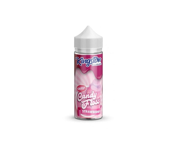 Strawberry Candy Floss E-Liquid Shortfill By Kingston 100ml - Vapestore Direct