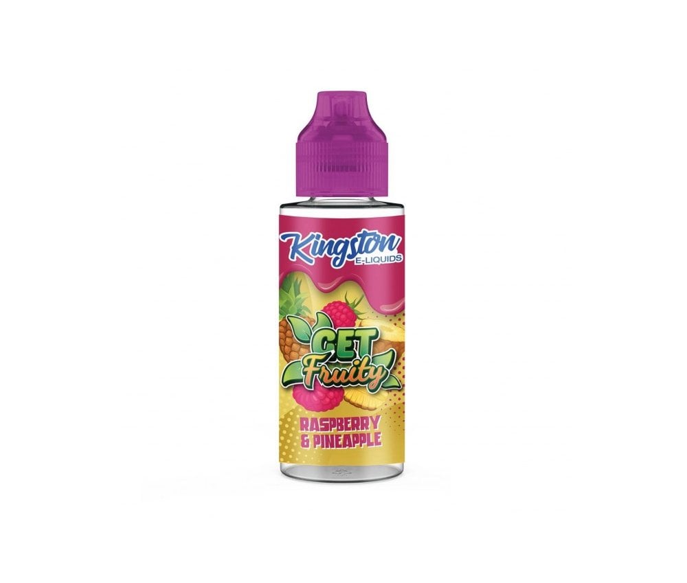 Raspberry & Pineapple Get Fruity E-Liquid Shortfill By Kingston 100ml - Vapestore Direct