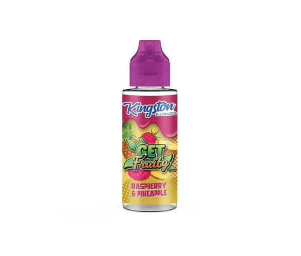 Raspberry & Pineapple Get Fruity E-Liquid Shortfill By Kingston 100ml - Vapestore Direct