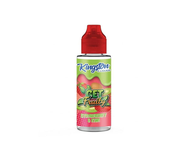 Strawberry & Kiwi Get Fruity E-Liquid Shortfill By Kingston 100ml - Vapestore Direct