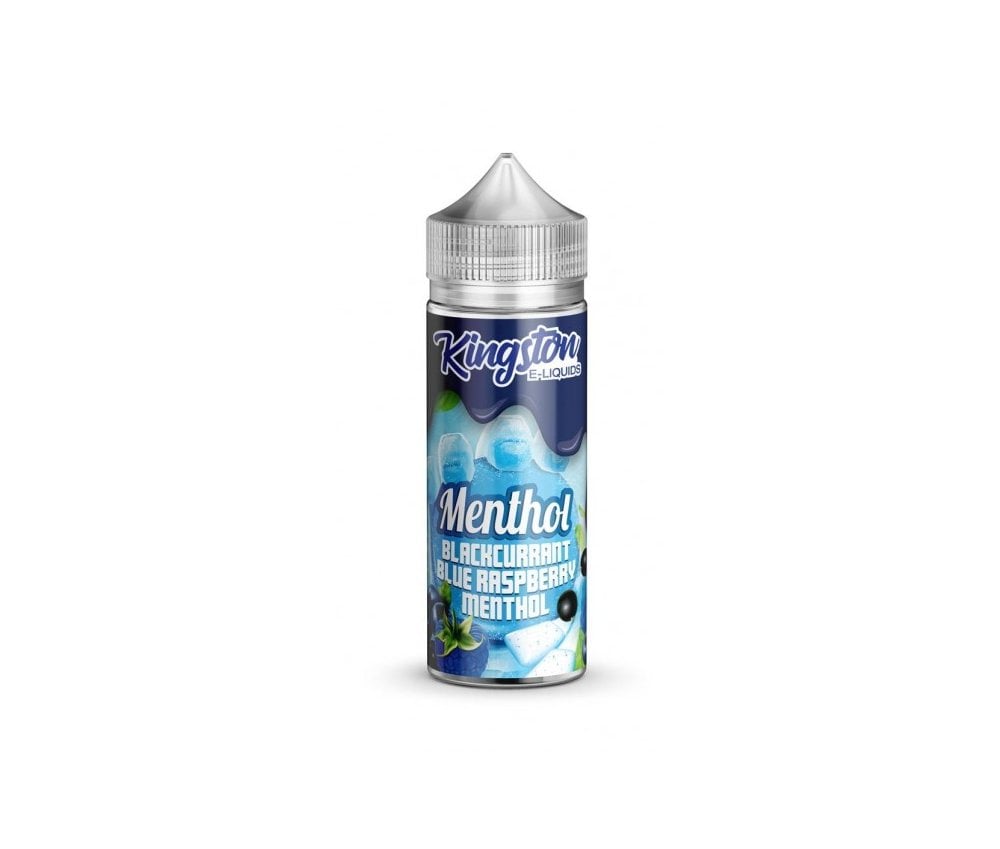 Blackcurrant & Blue Raspberry Menthol E-Liquid Shortfill By Kingston 100ml - Vapestore Direct