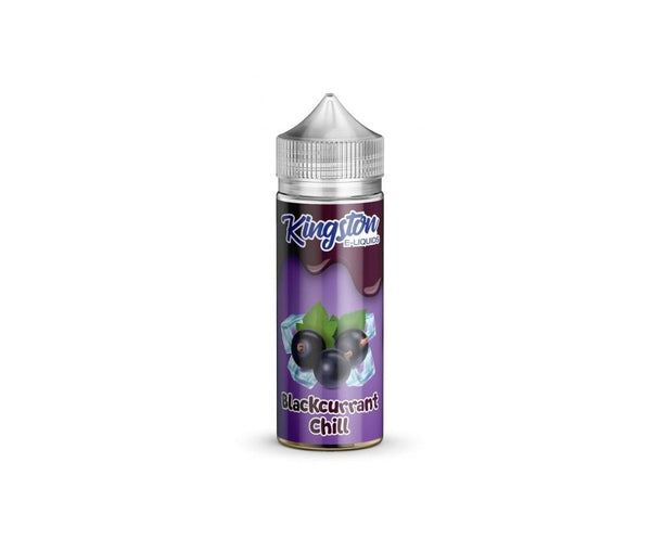 Blackcurrant Chill E-Liquid Shortfill By Kingston Mint 100ml - Vapestore Direct