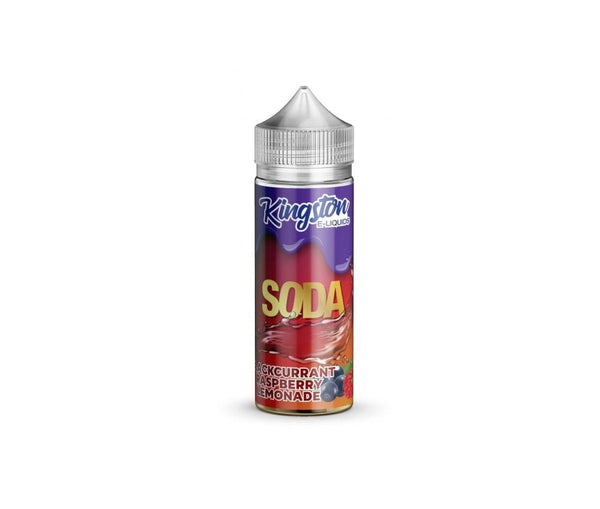 Blackcurrant & Raspberry Lemonade Soda E-Liquid Shortfill By Kingston 100ml - Vapestore Direct