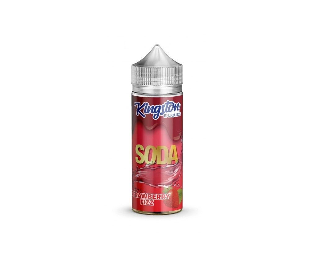 Strawberry Fizz Soda E-Liquid Shortfill By Kingston 100ml - Vapestore Direct