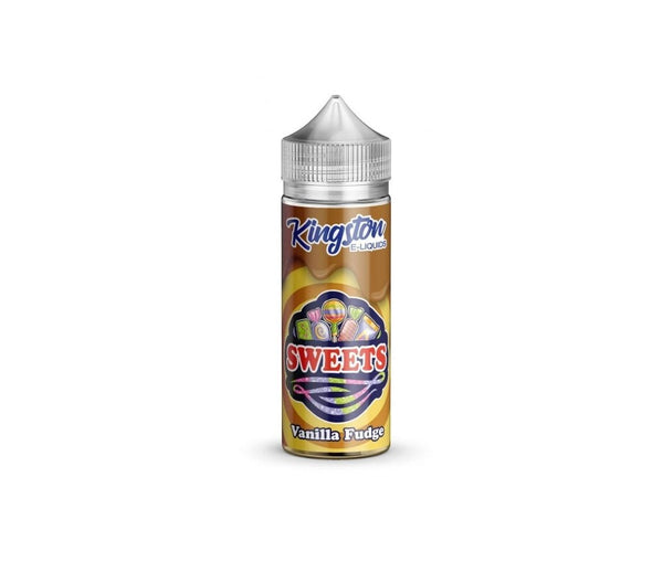 Vanilla Fudge Sweets E-Liquid Shortfill By Kingston 100ml - Vapestore Direct