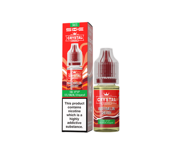 Watermelon Cherry E-Liquid Nicotine Salt By SKE Crystal V2 10ml - Vapestore Direct