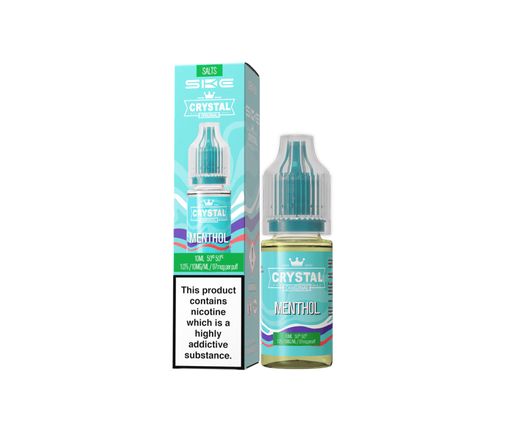 Menthol E-Liquid Nicotine Salt By SKE Crystal V2 10ml - Vapestore Direct