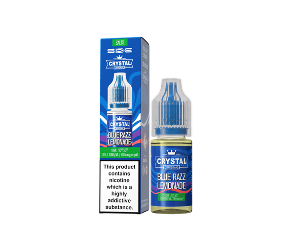 Blue Razz Lemonade E-Liquid Nicotine Salt By SKE Crystal V2 10ml - Vapestore Direct