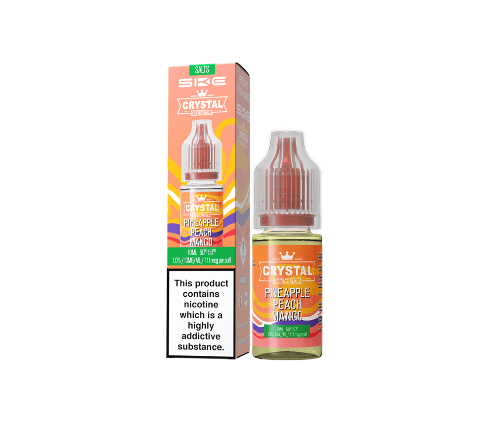 Pineapple Peach Mango E-Liquid Nicotine Salt By SKE Crystal V2 10ml - Vapestore Direct