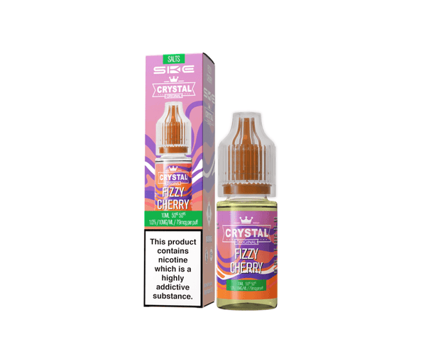 Fizzy Cherry E-Liquid Nicotine Salt By SKE Crystal V2 10ml - Vapestore Direct