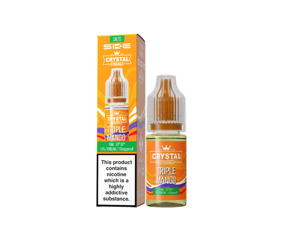 Triple Mango E-Liquid Nicotine Salt By SKE Crystal V2 10ml - Vapestore Direct