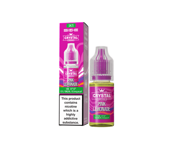 Pink Lemonade E-Liquid Nicotine Salt By SKE Crystal V2 10ml - Vapestore Direct