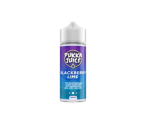 Blackberry Lime E-Liquid Shortfill By Pukka 100ml - Vapestore Direct