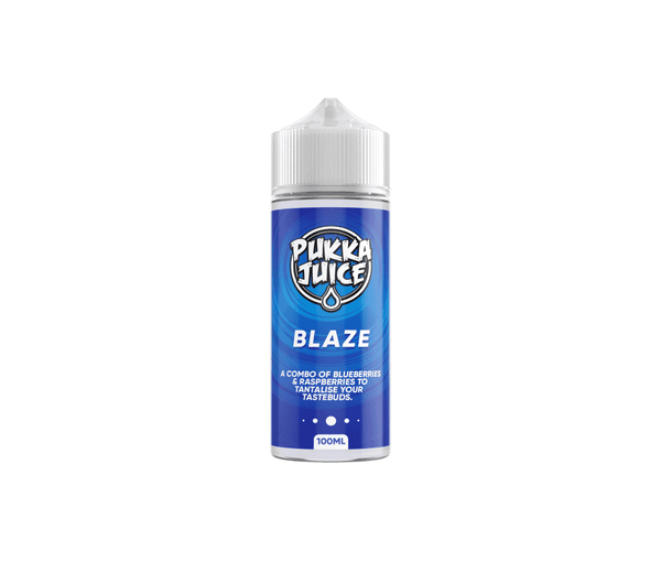 Raspberry Blaze E-Liquid Shortfill By Pukka 100ml - Vapestore Direct