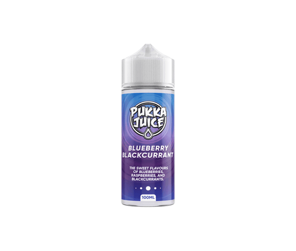 Bluebery Blackcurrant E-Liquid Shortfill By Pukka 100ml - Vapestore Direct