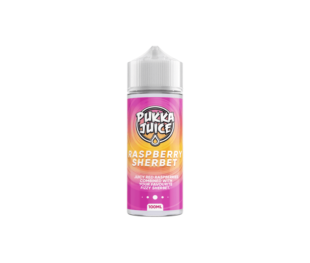 Raspberry Sherbet E-Liquid Shortfill By Pukka 100ml - Vapestore Direct