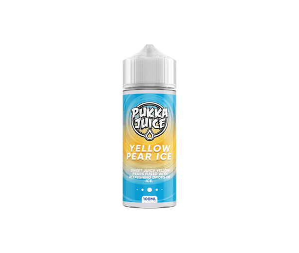 Yellow Pear Ice E-Liquid Shortfill By Pukka 100ml - Vapestore Direct