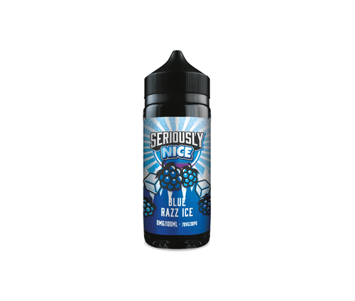 Blue Razz Ice Seriously Nice E-Liquid Shortfill By Doozy Vape 100ml - Vapestore Direct