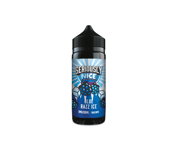 Blue Razz Ice Seriously Nice E-Liquid Shortfill By Doozy Vape 100ml - Vapestore Direct