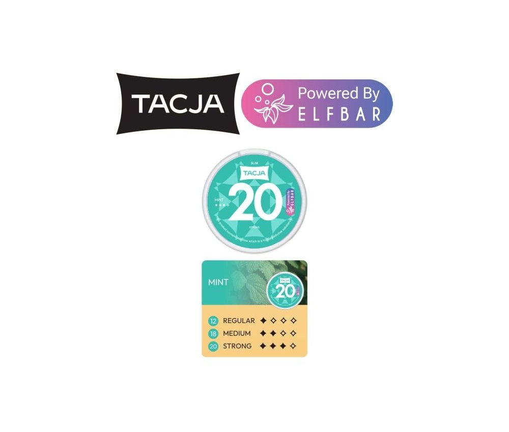 Tacja Mint Nic Pouches - CLEARANCE - Vapestore Direct