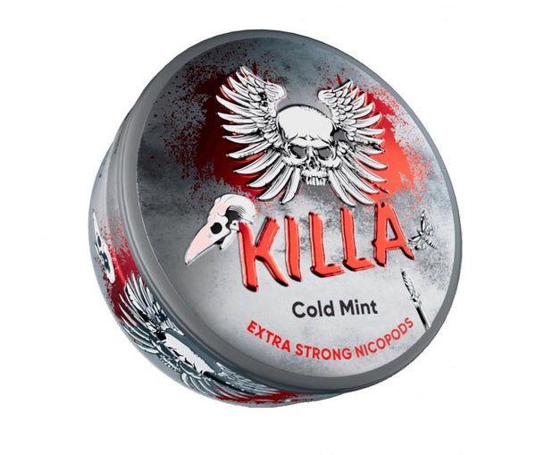 Killa Cold Mint Nic Pouches 16mg - Vapestore Direct