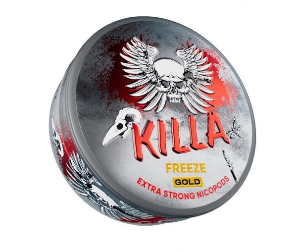 Killa Freeze Gold Nic Pouches 16mg - Vapestore Direct