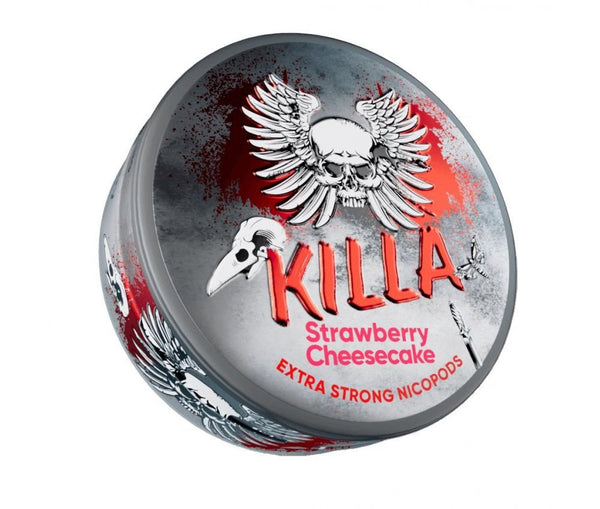 Killa Strawberry Cheesecake Nic Pouches 16mg - Vapestore Direct