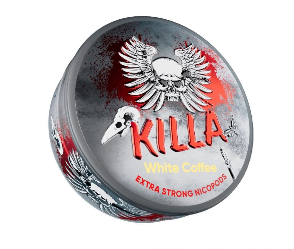 Killa White Coffee Nic Pouches 16mg - Vapestore Direct