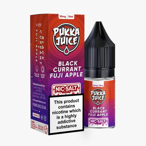 Blackcurrant Fuji Apple E-Liquid Nicotine Salt By Pukka Juice 10ml - Vapestore Direct