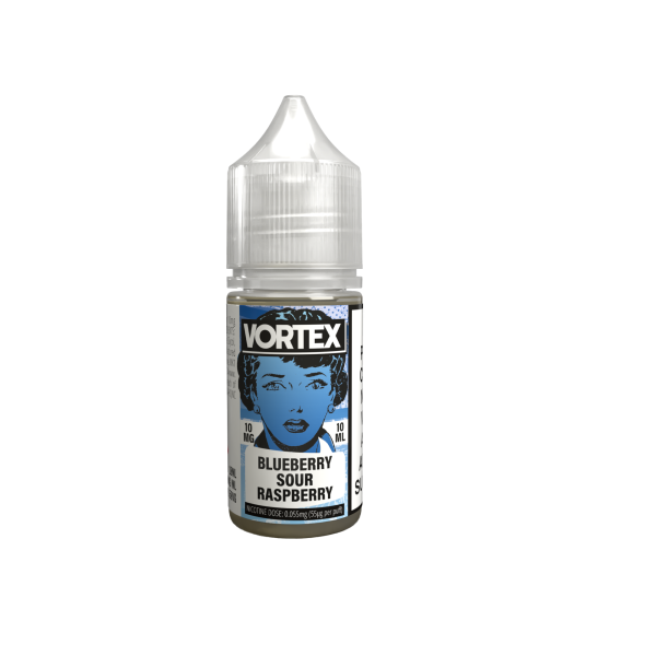 Blueberry Sour Raspberry E-Liquid Nicotine Salt By Vortex 10ml - Vapestore Direct