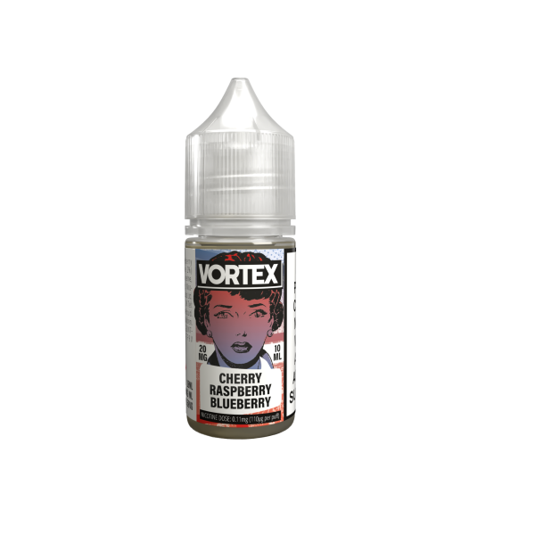 Cherry Raspberry Blueberry E-Liquid Nicotine Salt By Vortex 10ml - Vapestore Direct