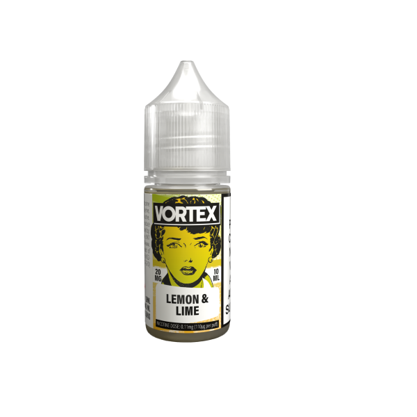 Lemon & Lime E-Liquid Nicotine Salt By Vortex 10ml - Vapestore Direct