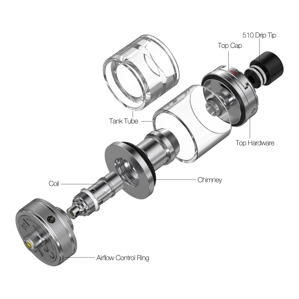 Aspire Nautilus 3 Tank Breakdown - Vapestore Direct