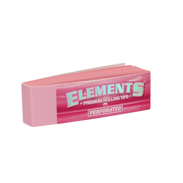 Elements Perforated Pink Roach Tips - Vapestore Direct