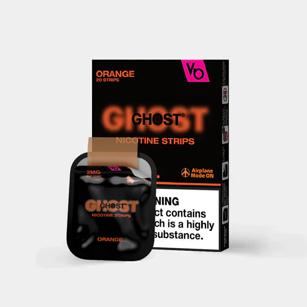 Ghost Orange Flavour Nicotine Strips 2MG By Vapes Bars - OUT OF DATE