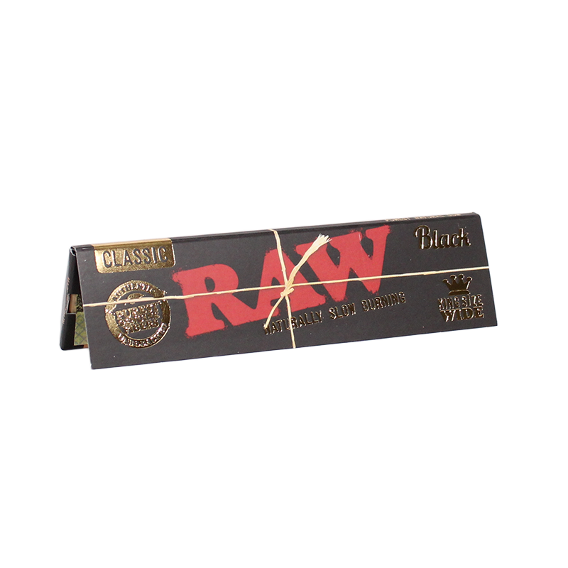 Raw Black King Size Papers - Vapestore Direct