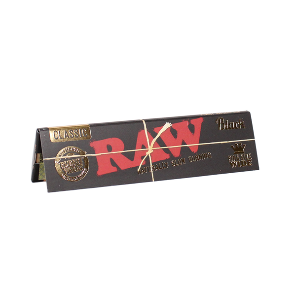Raw Black King Size Papers - Vapestore Direct