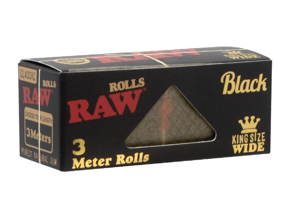 Raw Black Classic Kingsize 3m Rolls - Vapestore Direct